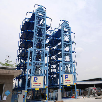 kualitas  16 Trays Smart Parking Solution garage With Automatic Electric Charging 60 KW pabrik