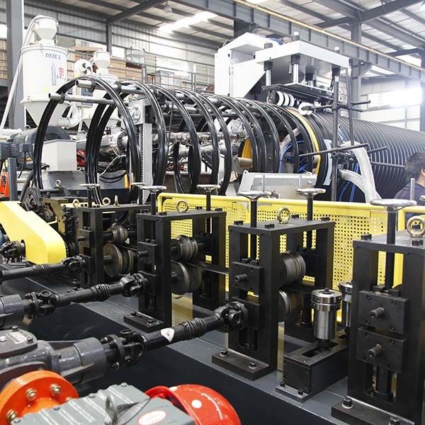 Saluran Ekstrusi Pipa Bergelombang Limbah Kekakuan Cincin Tinggi SN8 SN20 3000mm